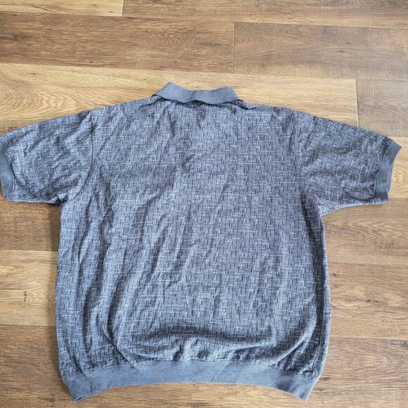 Men's XL David Taylor Blue Golf Polo Collared Short Sleeve Cinched Waist - Picture 2 of 9